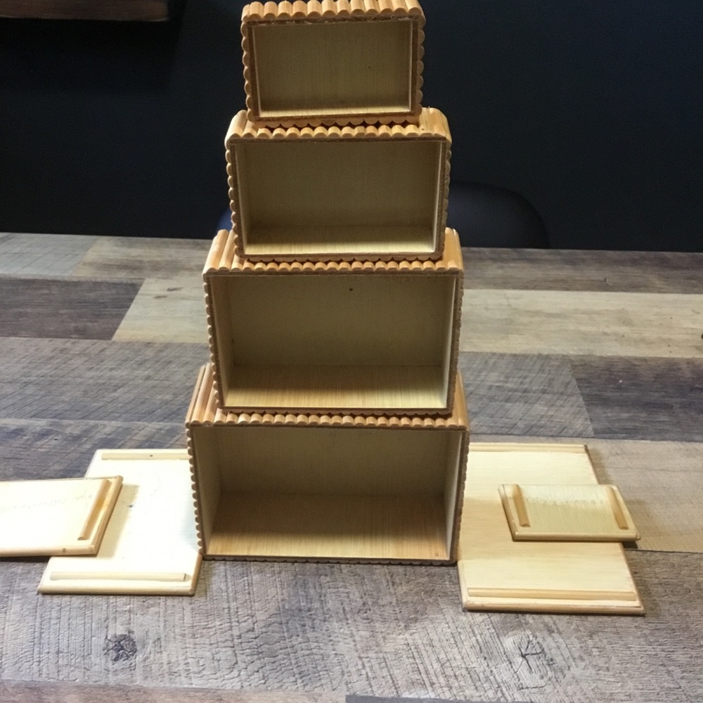 Set of Four Nesting Boxes - Picture 2 of 4